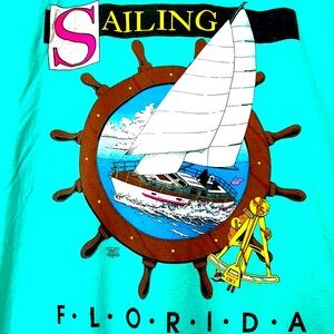 Vintage Florida sailing shirt